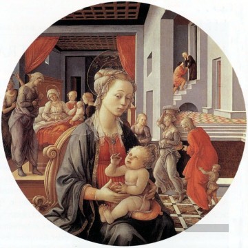  kind - Madonna mit Kind Christentum Filippino Lippi